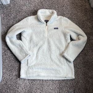Patagonia Kids XL White Fleece Jacket